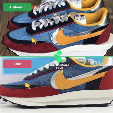 nike sacai vaporwaffle real vs fake|nike sacai vaporwaffle white sail.